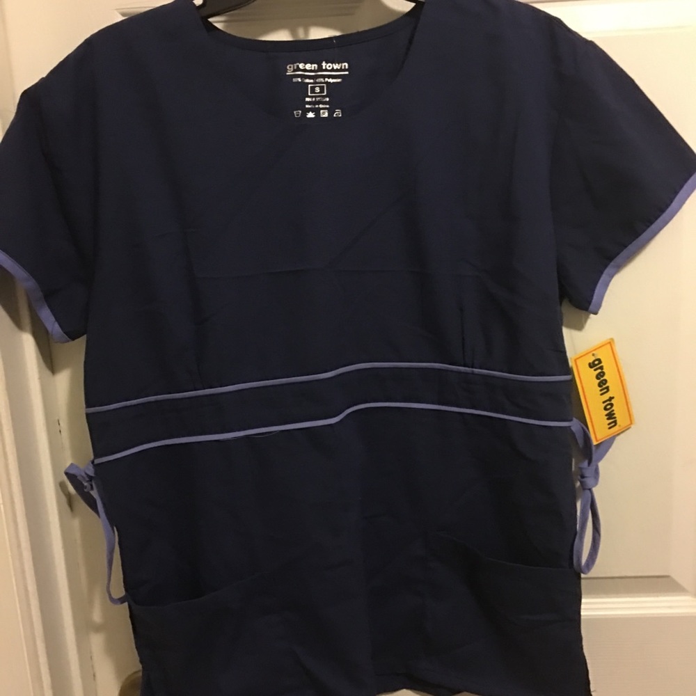 green town top scrub uniform